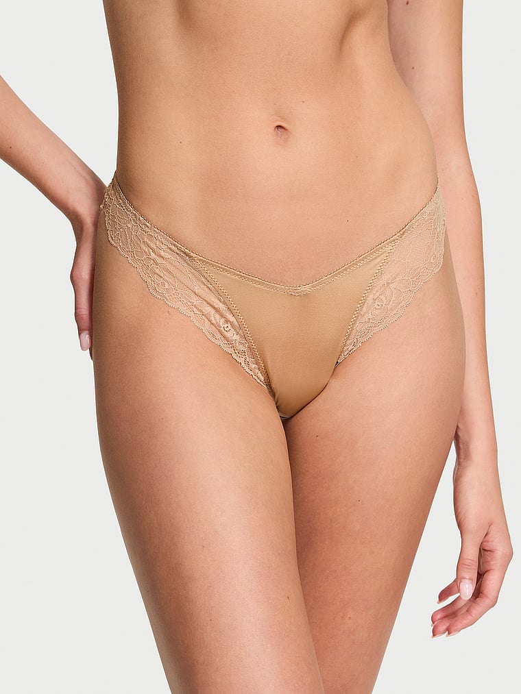 Panty-Tanga-con-Pierna-Alta-y-Ribete-de-Encaje-de-Rosas-Victorias-Secret-11253201-65H8