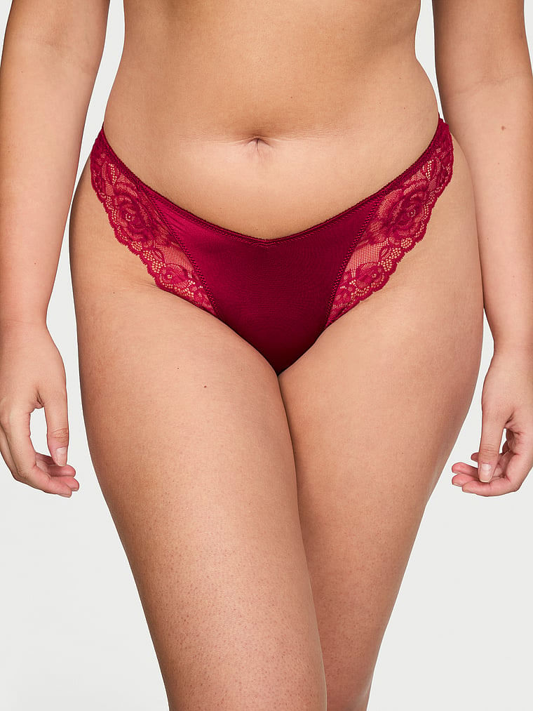 Panty-Tanga-con-Pierna-Alta-y-Ribete-de-Encaje-de-Rosas-Victorias-Secret-11253201-96O5