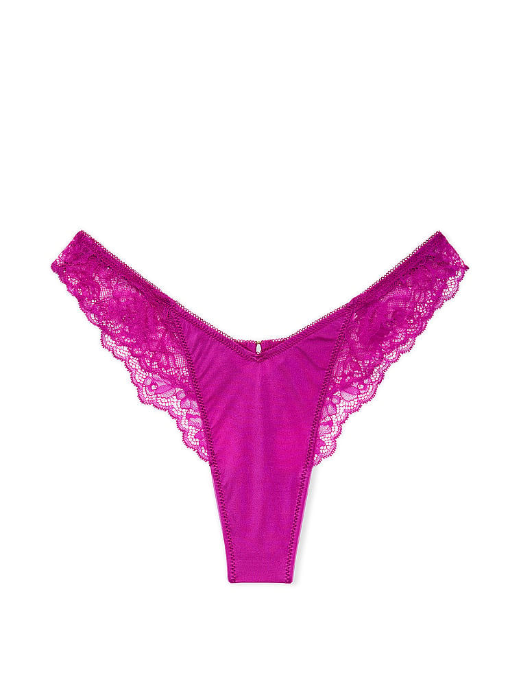 Panty-Tanga-con-Pierna-Alta-y-Ribete-de-Encaje-de-Rosas-Victorias-Secret-11253201-06T2