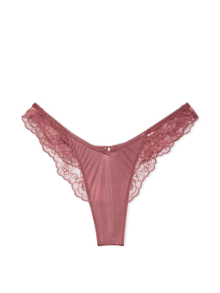 Panty-Tanga-con-Pierna-Alta-y-Ribete-de-Encaje-de-Rosas-Victorias-Secret-11253201-91Q7