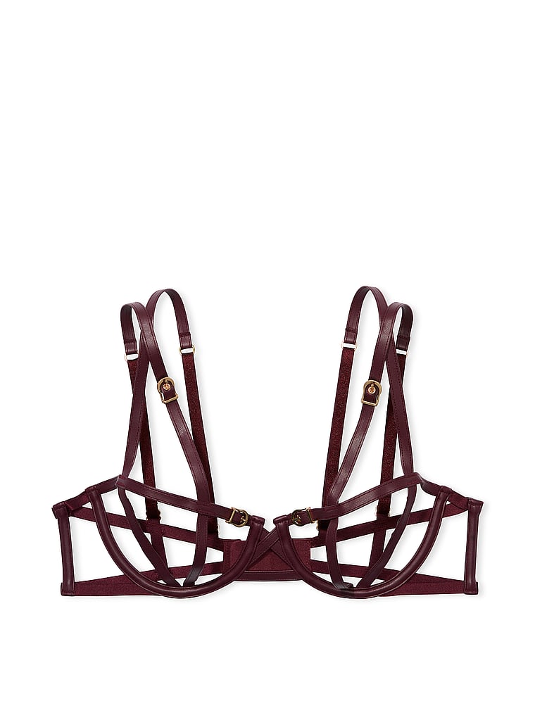 Bra-Balconette-con-Copa-Abierta-de-Piel-Sintetica-Victorias-Secret-11249960-75Q6