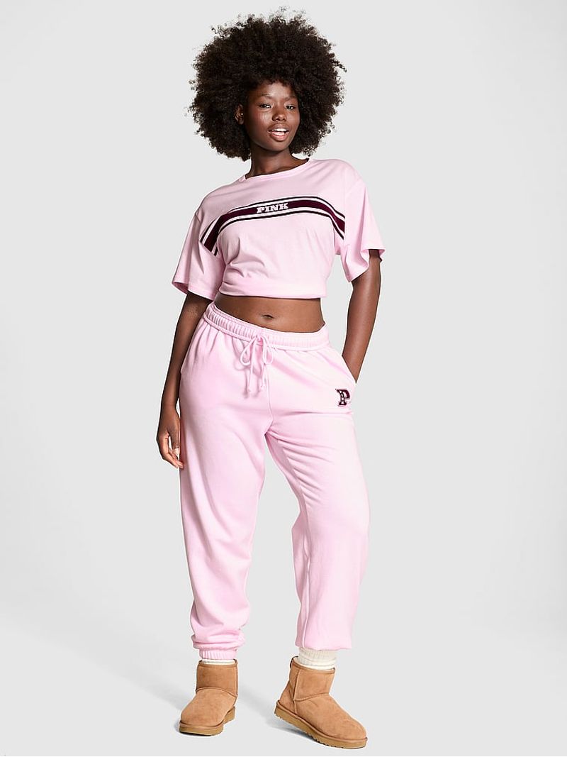 Pink campus pant store