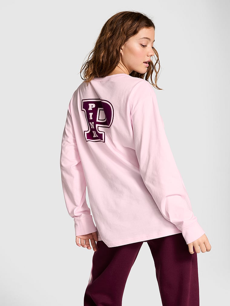 Playera-de-Algodon-con-Manga-Larga-Campus-PINK-11256025-6GNC