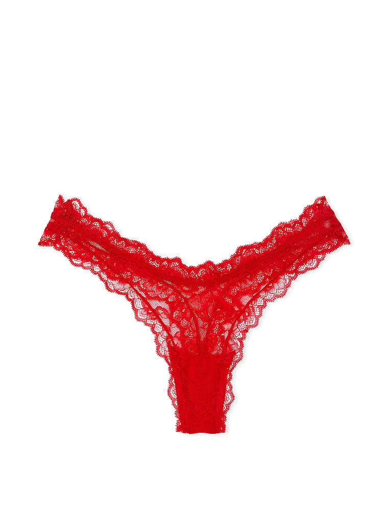 Panty-Tanga-de-Encaje-de-Rosas-con-Pierna-Alta-Victorias-Secret-11253501-86Q4