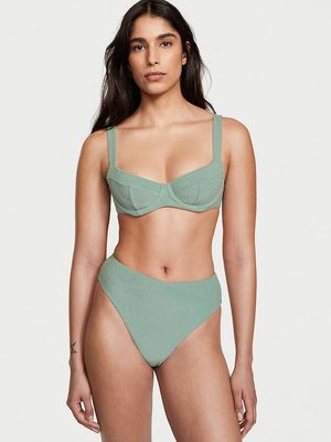 Parte Inferior de Bikini Cheeky con Cintura Alta Essential