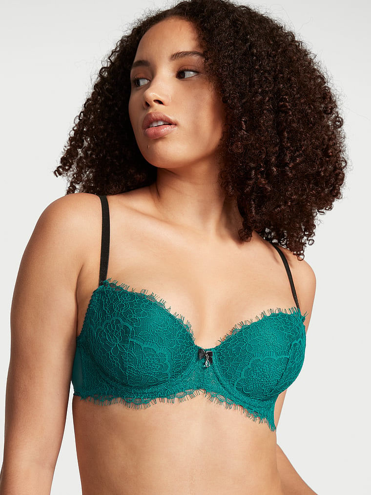 Bra-Demi-de-Encaje-y-Terciopelo-Ligeramente-Forrado-Victorias-Secret-11211255-3VW7