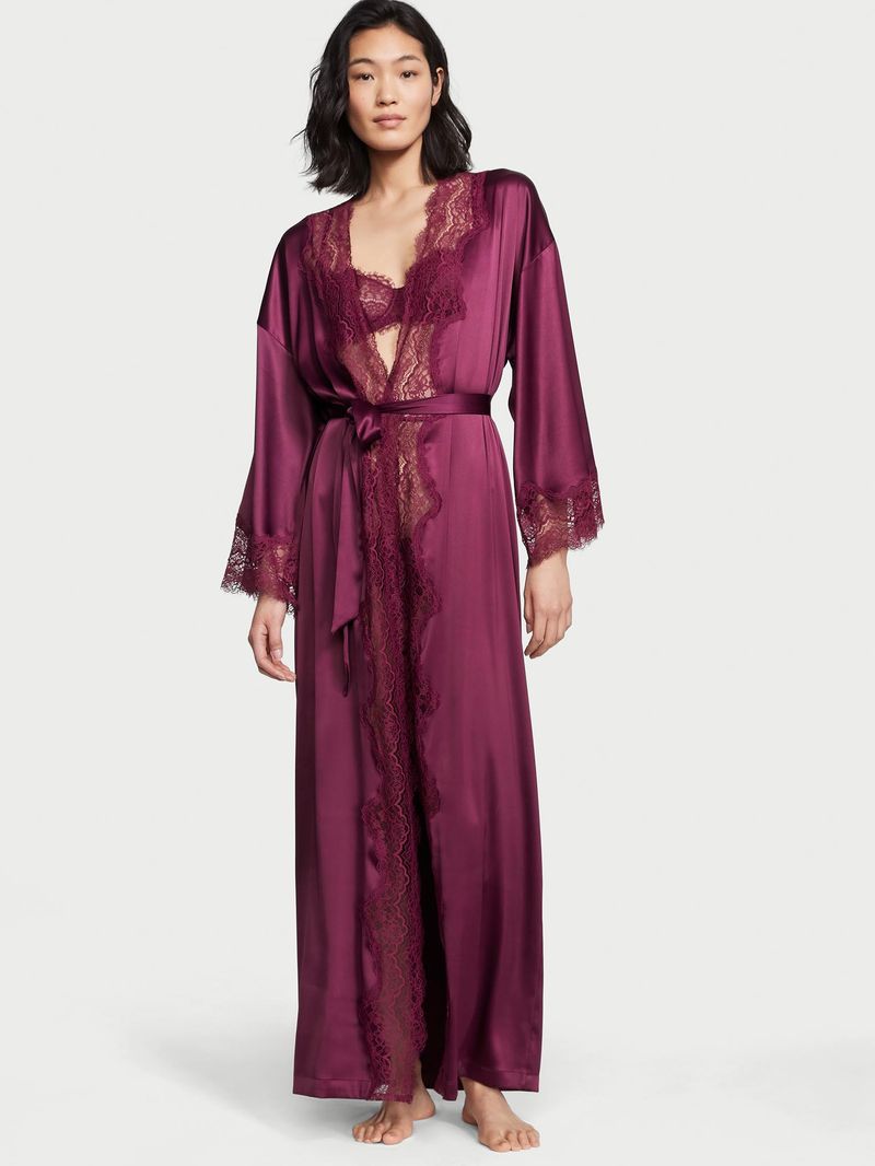 Bata-Larga-de-Saten-con-Ribete-de-Encaje-Victorias-Secret-11214547-28P7