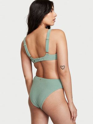 Parte Inferior de Bikini Cheeky con Cintura Alta Essential