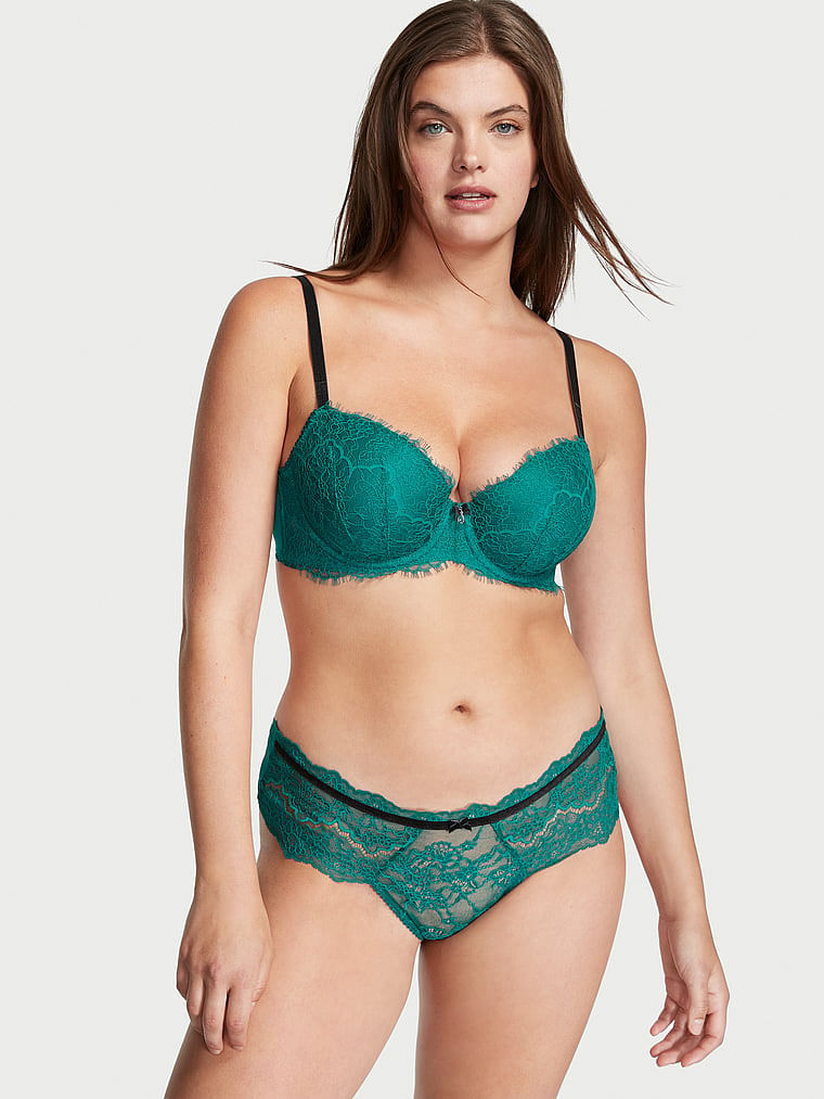 Bra-Demi-de-Encaje-y-Terciopelo-Ligeramente-Forrado-Victorias-Secret-11211255-3VW7