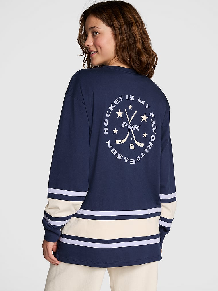 Playera-Estilo-Hockey-de-Algodon-con-Manga-Larga-PINK-11255413-71LQ