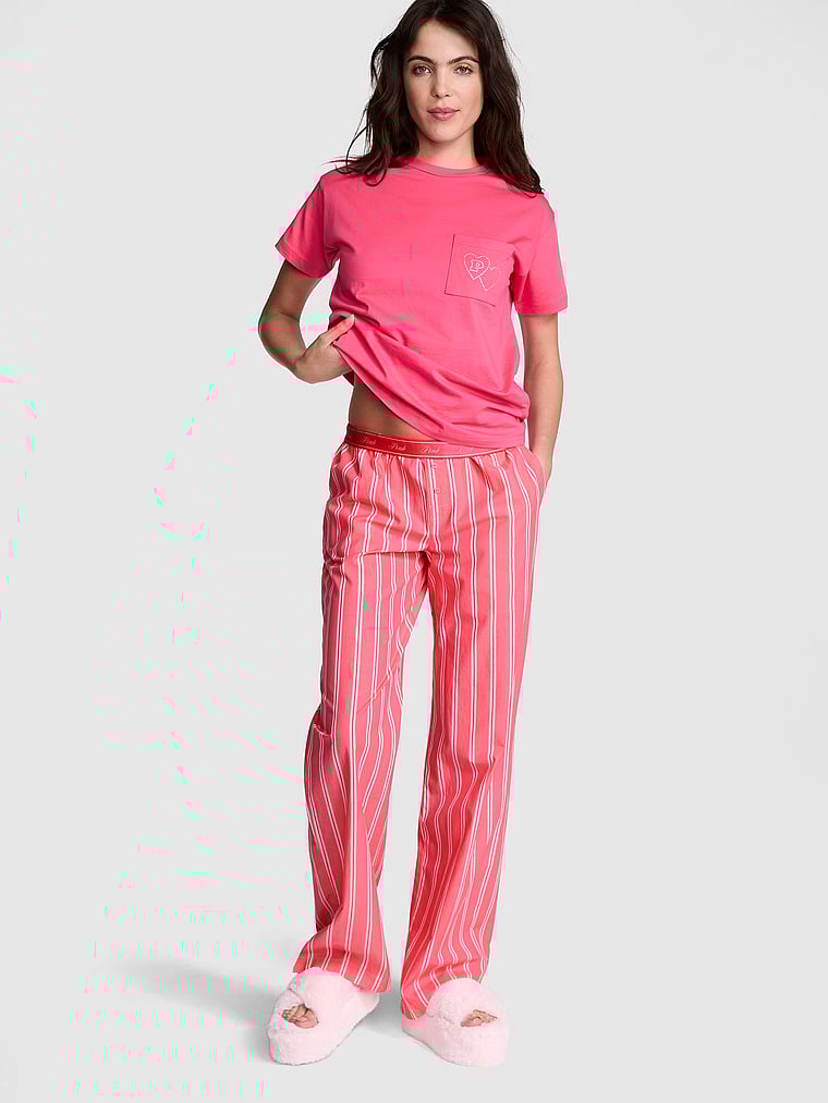 Pantalon-de-Pijama-de-Popelina-de-Algodon-con-Logo-PINK-11258708-71YD