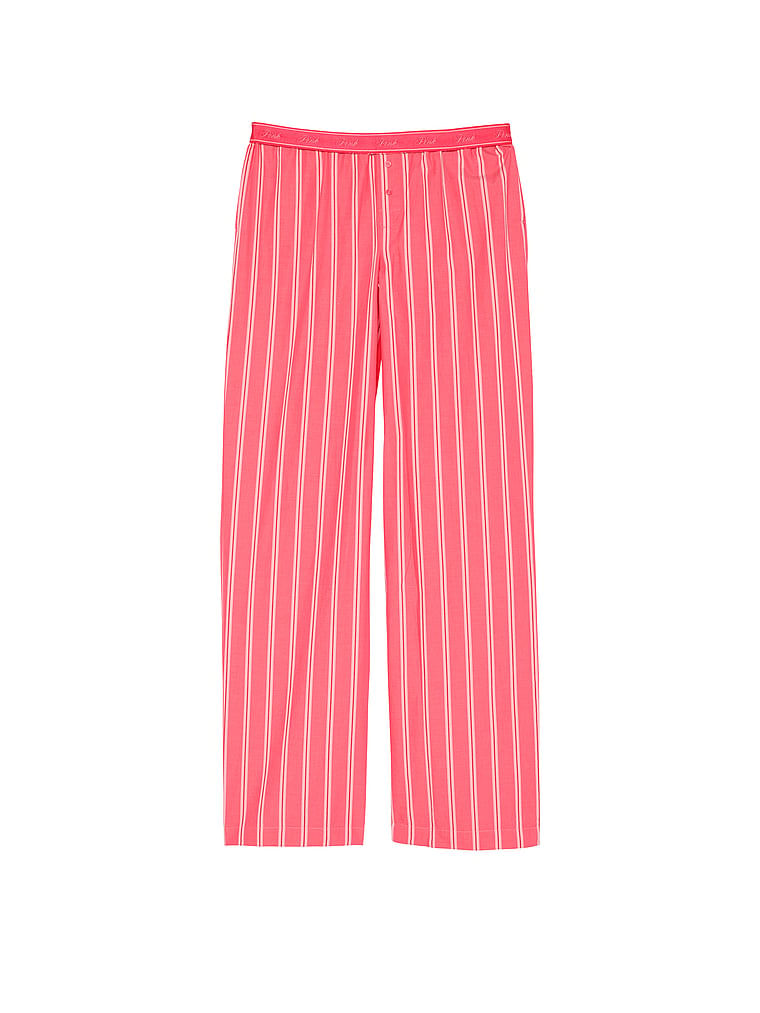 Pantalon-de-Pijama-de-Popelina-de-Algodon-con-Logo-PINK-11258708-71YD