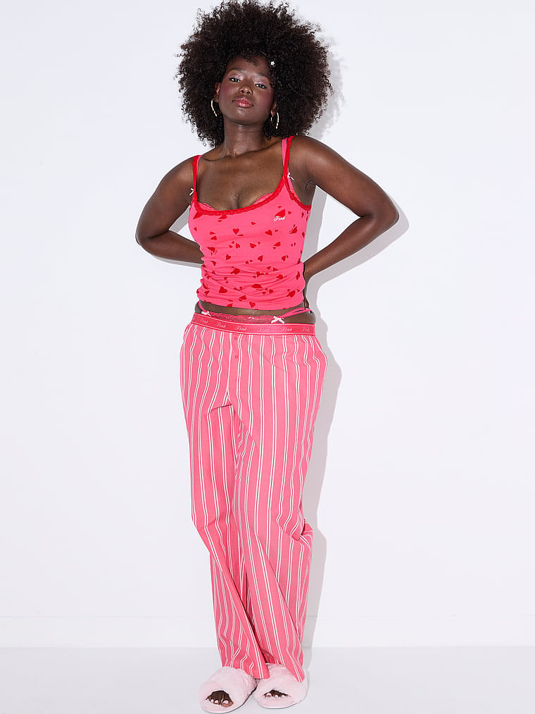 Pantalon-de-Pijama-de-Popelina-de-Algodon-con-Logo-PINK-11258708-71YD