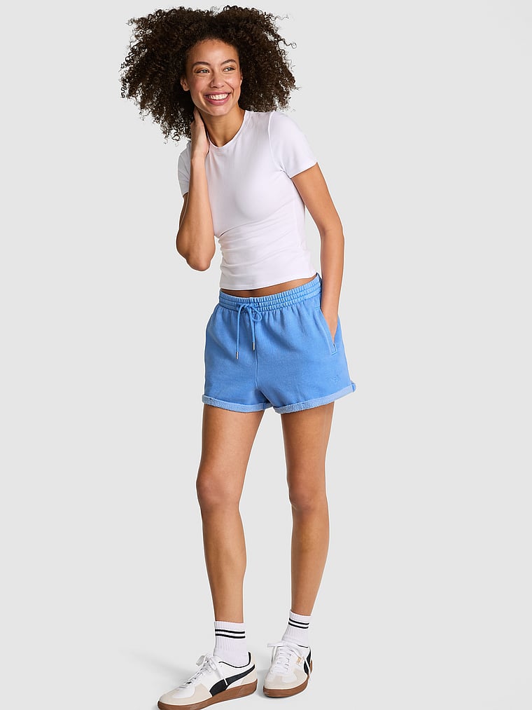 Shorts-de-Polar-Ivy-con-Dobladillo-Enrollado-PINK-11262679-76UZ