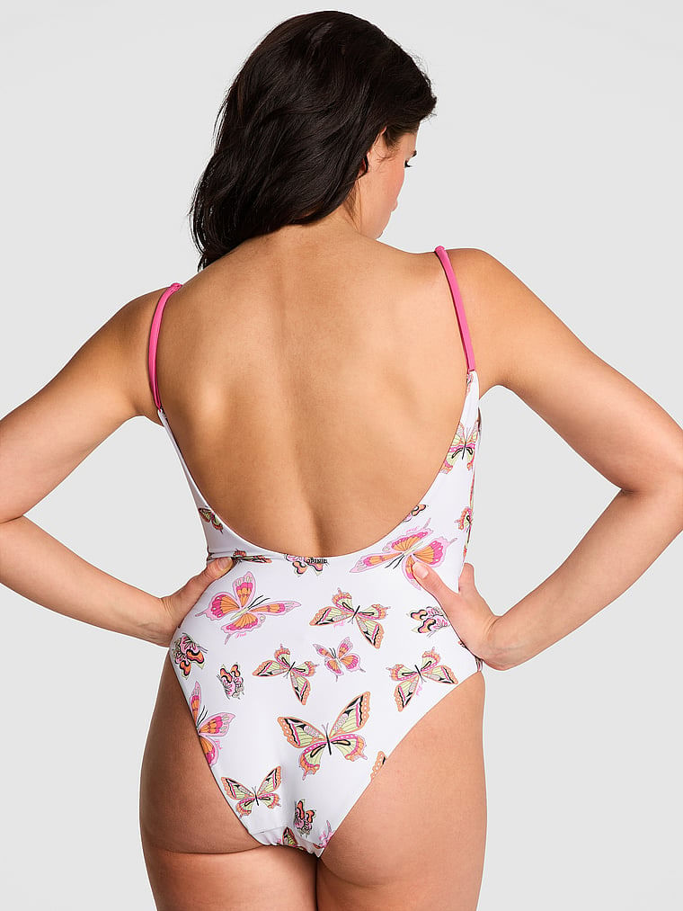 Traje-de-Bano-de-Una-Pieza-con-Tiras-Frontales-PINK-11262625-7BKW