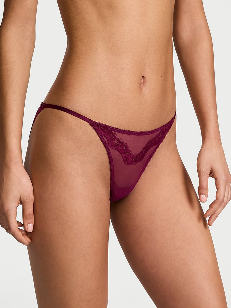 Panty-Bikini-Brillante-de-Hilo-Transparente-con-Rosas-Victorias-Secret-11262997-28P7