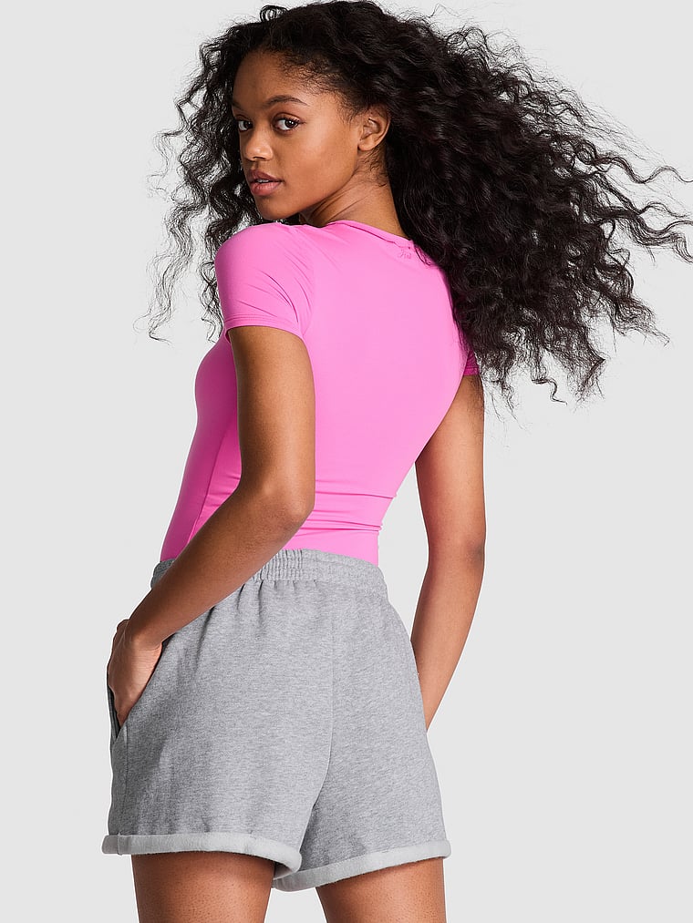 Shorts-con-Dobladillo-Enrollado-de-Polar-Ivy-PINK-11262679-1NG0