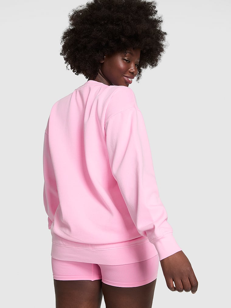 Sudadera-Oversize-de-Polar-Ivy-con-Cuello-Redondo-PINK-11262963-78TD
