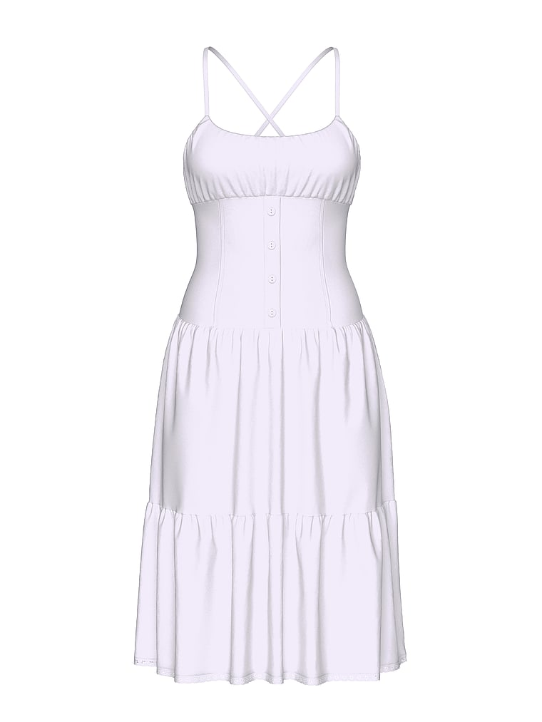 Vestido-Midi-de-Popelina-Prairie-PINK-11263995-4DQT