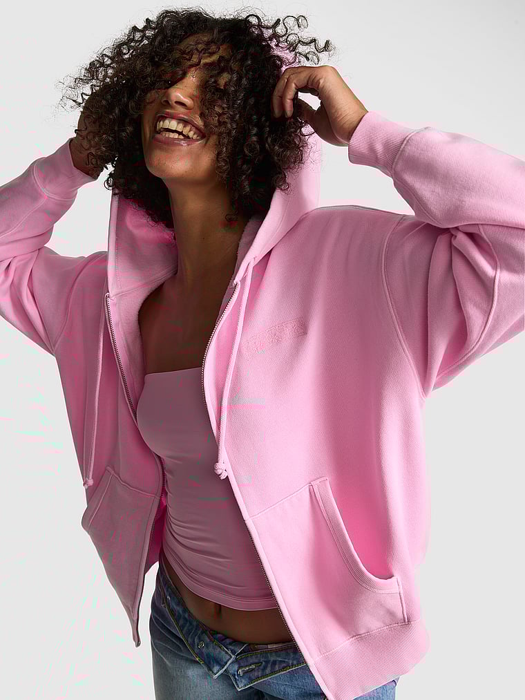Sudadera-de-Polar-Ivy-con-Cremallera-Completa-Campus-PINK-11262964-78TD