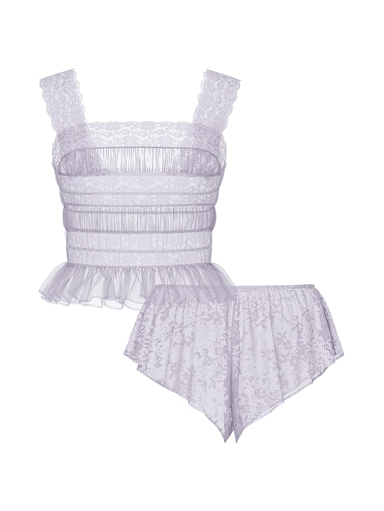 Conjunto-con-Shorts-y-Cami-de-Encaje-Transparente-Dare-to-Dream-Victorias-Secret-11265072-3RZM