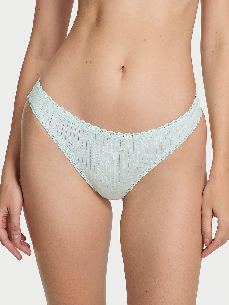 Panty-Tanga-de-Algodon-Pointelle-con-Cintura-de-Encaje-Victorias-Secret-11265368-78IE