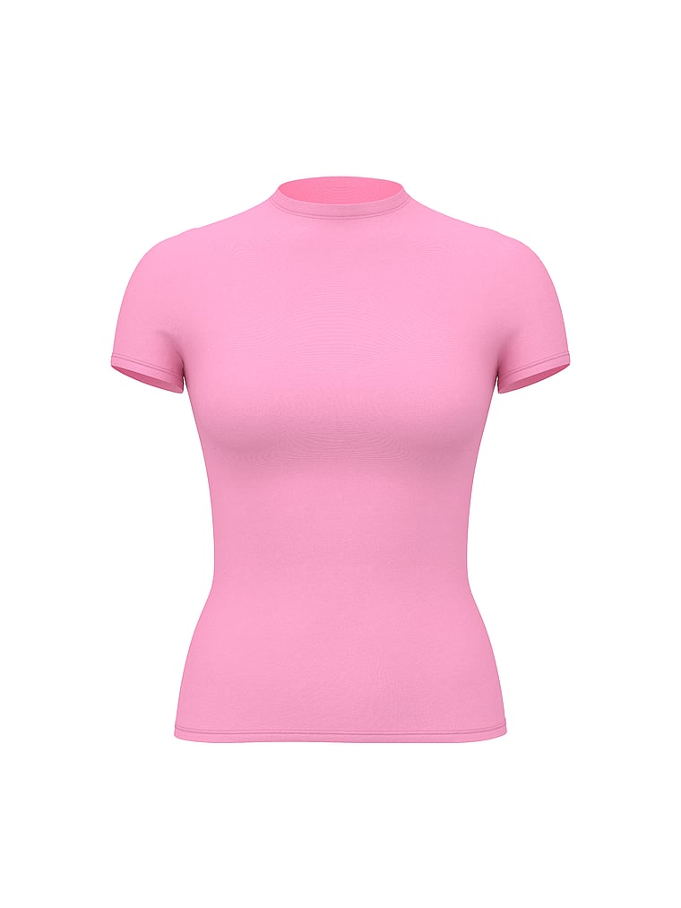 Playera-de-Base-Stretch-con-Manga-Corta-PINK-11249349-75LA