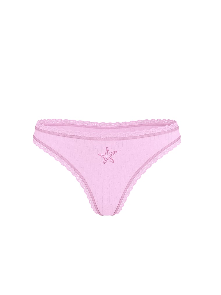 Panty-Tanga-de-Algodon-Pointelle-con-Cintura-de-Encaje-Victorias-Secret-11265368-78IK