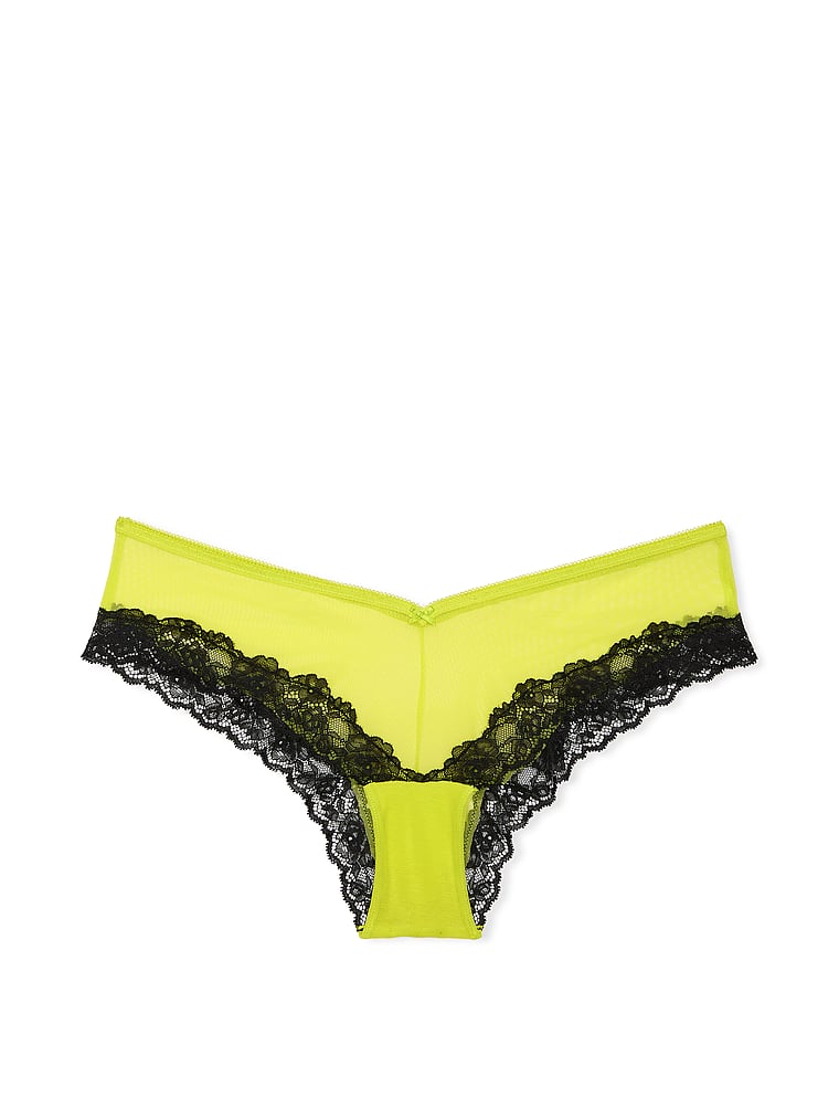 Panty-Cheeky-de-Malla-con-Pierna-Alta-y-Ribete-de-Encaje-Victorias-Secret-11262981-56K1