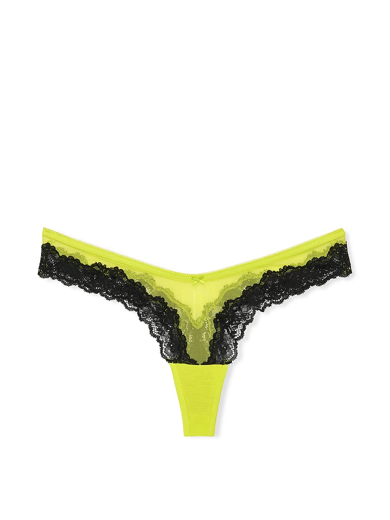 Panty-Tanga-de-Malla-con-Ribete-de-Encaje-y-Pierna-Alta-Victorias-Secret-11262987-56K1