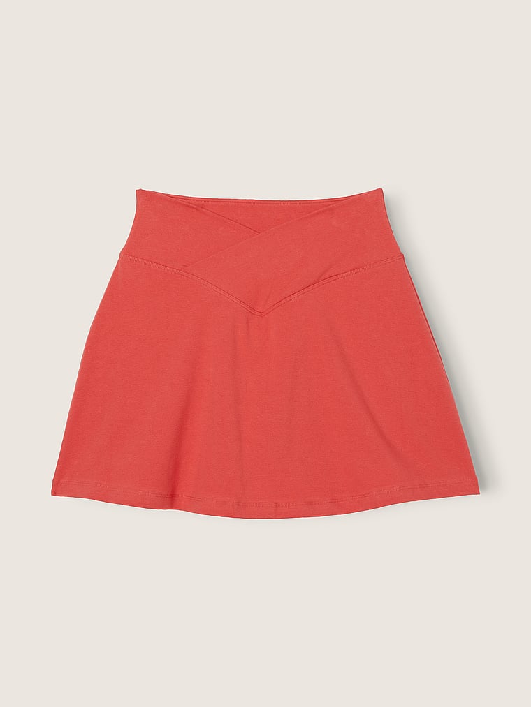 Falda-con-Short-de-Algodon-Cruzada-con-Cintura-en-V-PINK-11207602-5NRQ