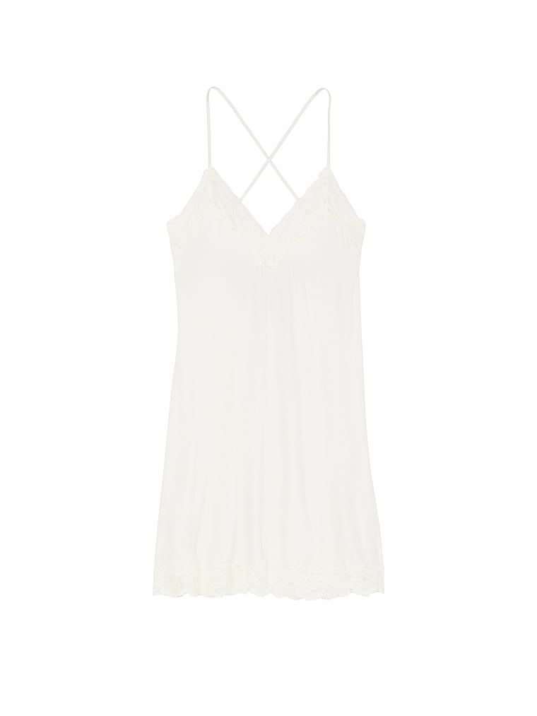 Vestido-Slip-de-Modal-Acanalado-y-Encaje-con-Espalda-Cruzada-Victorias-Secret-11254423-34Y5