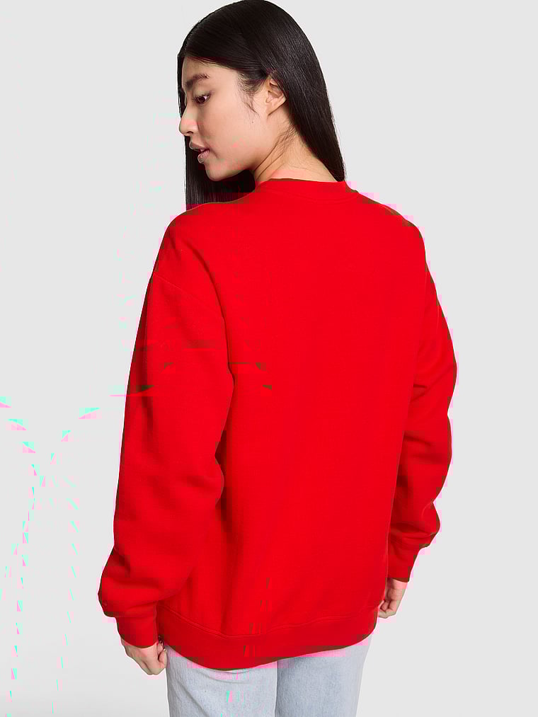 Sudadera-Oversize-de-Polar-Ivy-con-Cuello-Redondo-PINK-11258956-6GO0