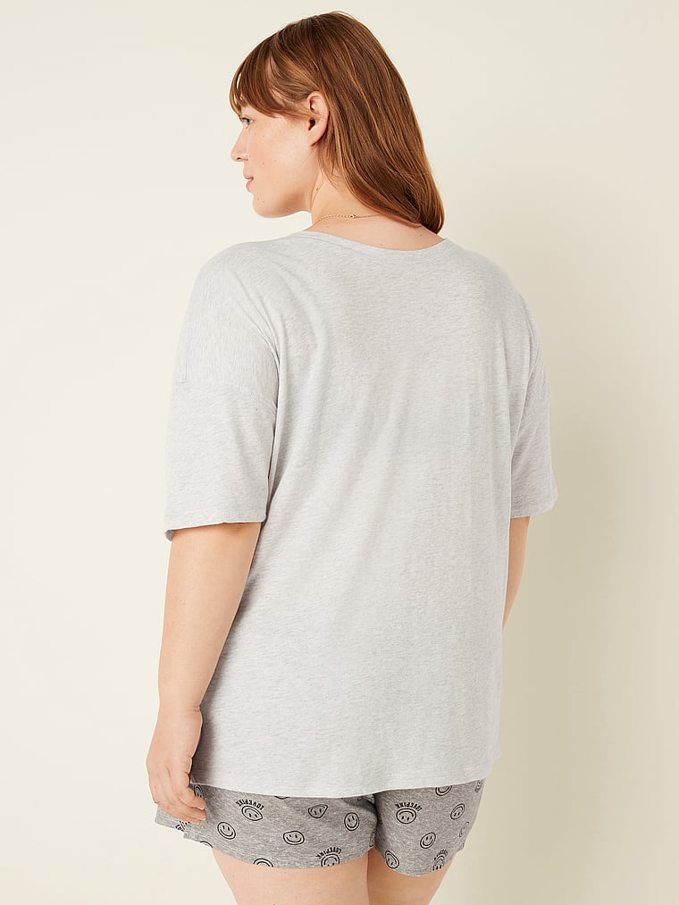 Playera Oversized para Dormir de Algodón-1762283256922