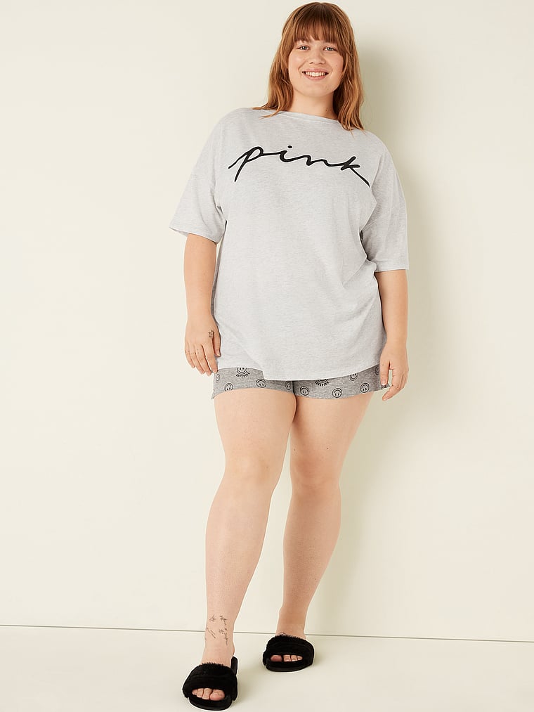 Playera Oversized para Dormir de Algodón-1762283268923