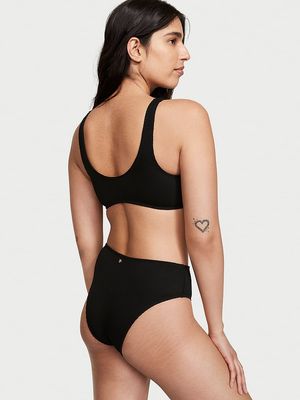 Bikini Bottom Cheeky con Cintura Alta The Wave